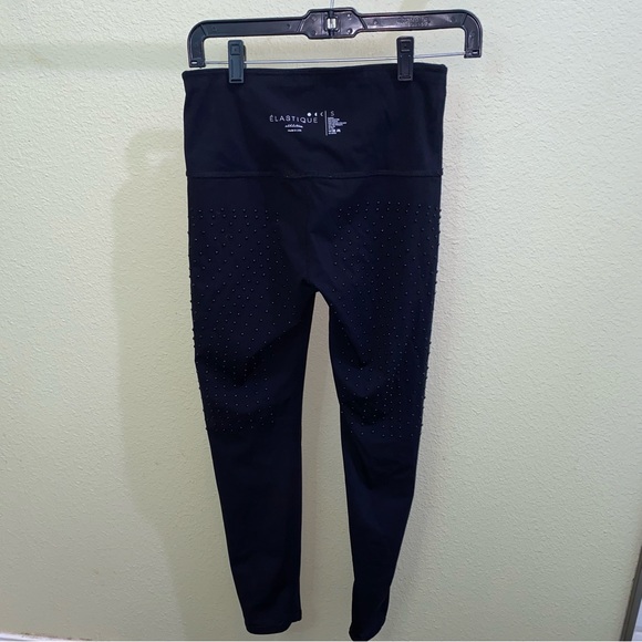 Elastique L’Original Luxury Black Leggings 25” | Like New - Picture 2 of 8
